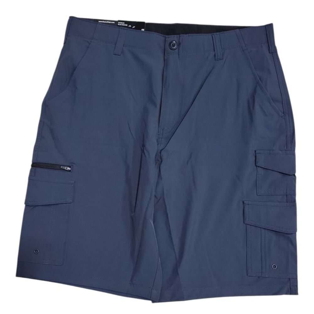 Blue Smoke - IRON Clothing Men's Flex Waistband Stretch Hybrid Multi Pocket Carg
